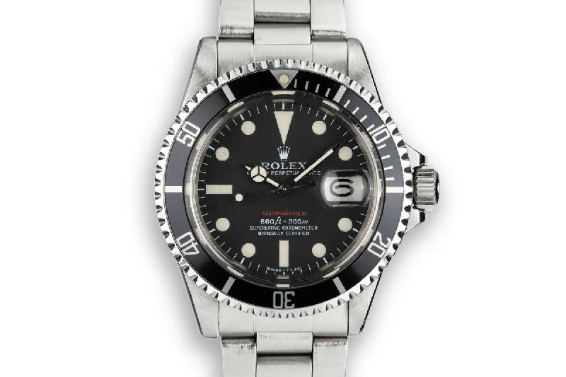 1971 Rolex Red Submariner 1680 with Mk V Dial-Rolex GMT-Master II 126710BLRO Pepsi Bezel Watch