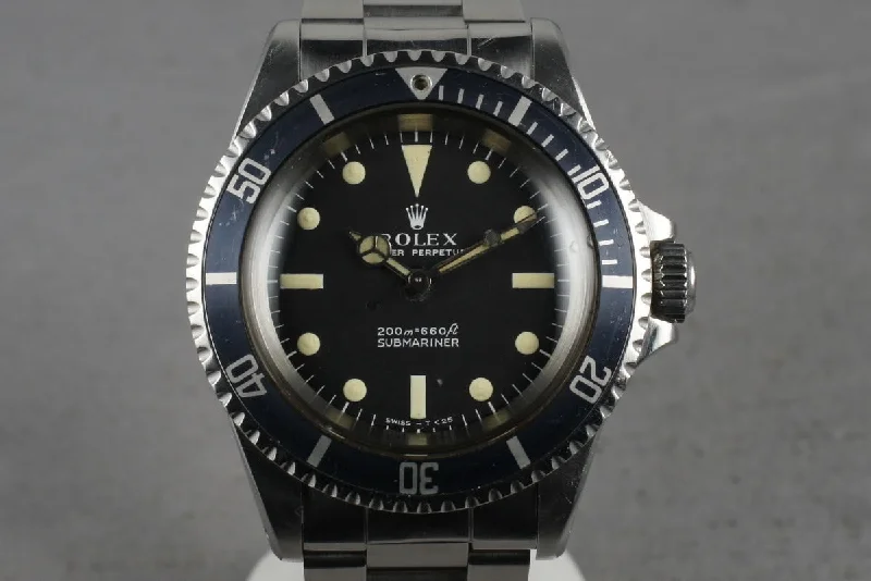 1967 Rolex Submariner 5513 Meters First-Rolex Oyster Perpetual 34mm Watch