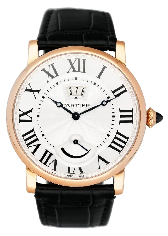 Cartier Rotonde W1556252 Calendar Aperture and Power Reserve Mens Watch-Cartier Ballon Bleu 36mm Watch