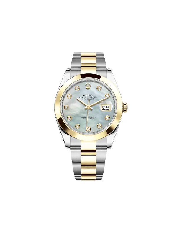 Rolex Datejust 126303 Stainless Steel Yellow Gold Mother of Pearl Diamond Dial-Rolex Day-Date 40mm White Gold Watch