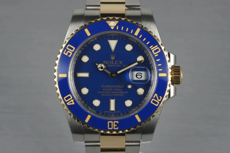 2009 Rolex 18K/SS Submariner 116613 with Box and Papers-Rolex Cosmograph Daytona Ceramic Bezel Watch