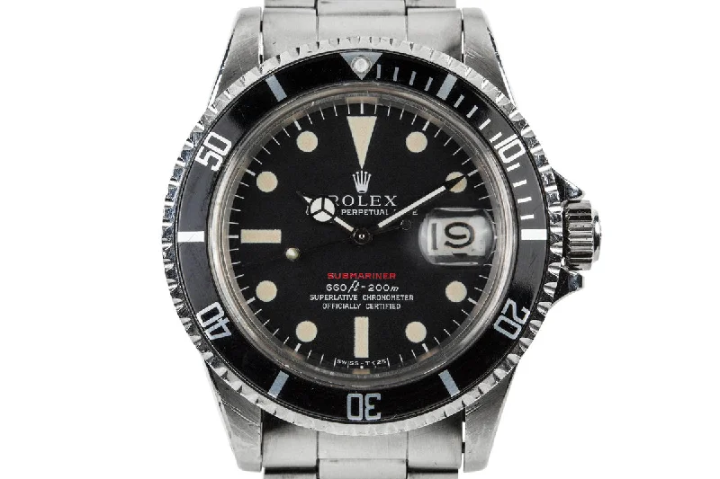 1970 Rolex Red Submariner 1680 with MKIV Dial-Rolex GMT-Master II Pepsi Watch