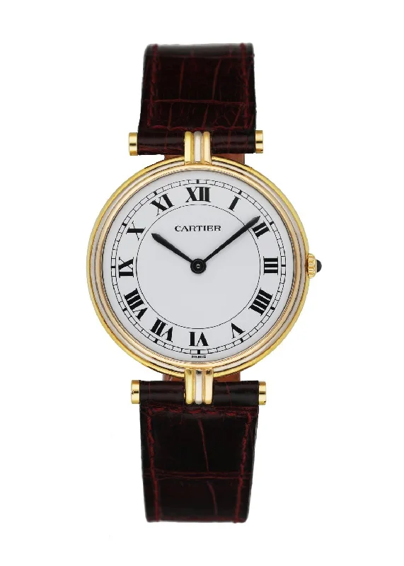 Cartier Must De Paris Tridor 18K Gold Ladies Watch-Cartier Baignoire 18k Gold Watch