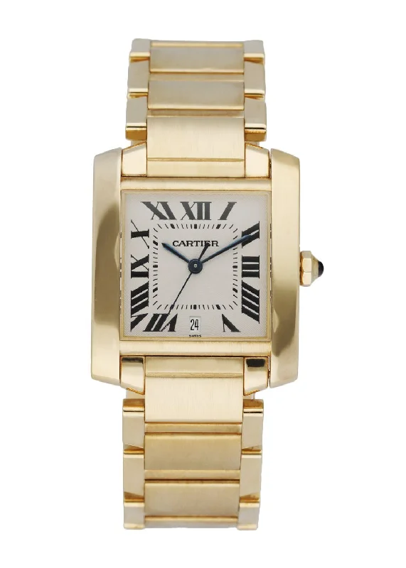 Cartier Tank Francaise 1840 18K Yellow Gold Watch-Cartier Trinity 18k Yellow Gold Ring