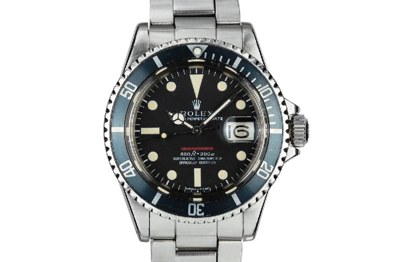 1970 Rolex Red Submariner 1680 with MK IV Dial-Rolex GMT-Master II Batman Watch