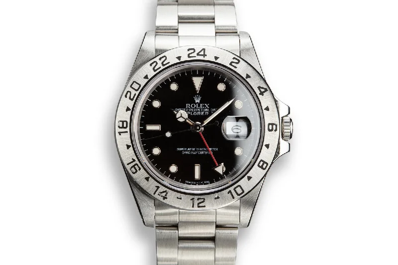 1990 Rolex Explorer II 16570 Black Dial-Rolex President Day-Date 40mm Watch