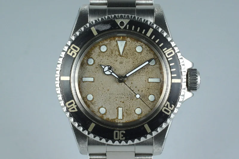 1964 Rolex Submariner 5513 Tropical Glossy Gilt Meters First Dial-Rolex Cosmograph Daytona 18k Rose Gold Watch