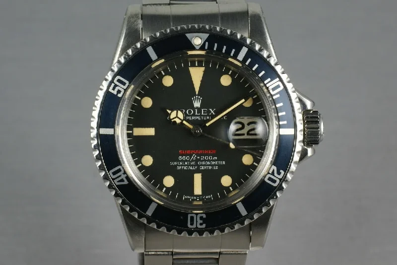 Rolex Red Submariner Ref: 1680 with Box and Papers-Rolex Milgauss 116400GV Green Crystal Watch