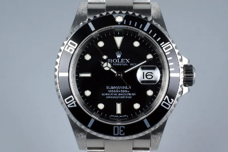 2006 Rolex Submariner 16610 with Box and Papers-Rolex Submariner Date 40mm Watch