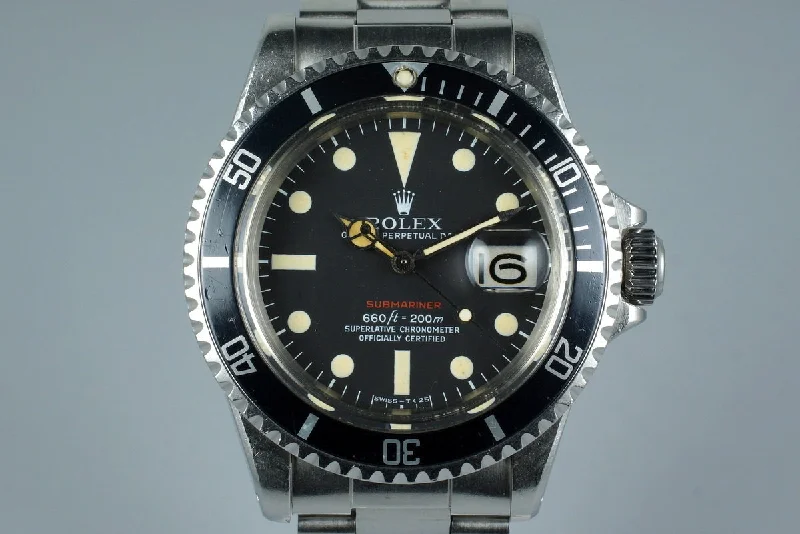 1972 Rolex Red Submariner 1680 Mark V Dial-Rolex Submariner 16613 Two-Tone Watch