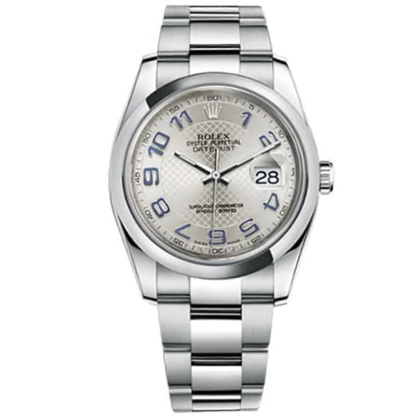 Rolex Datejust 36mm - Ref: 116200 sdblao - Silver Deco Dial, Stainless Steel Oyster Bracelet Watch-Rolex Explorer 40mm Stainless Steel Watch