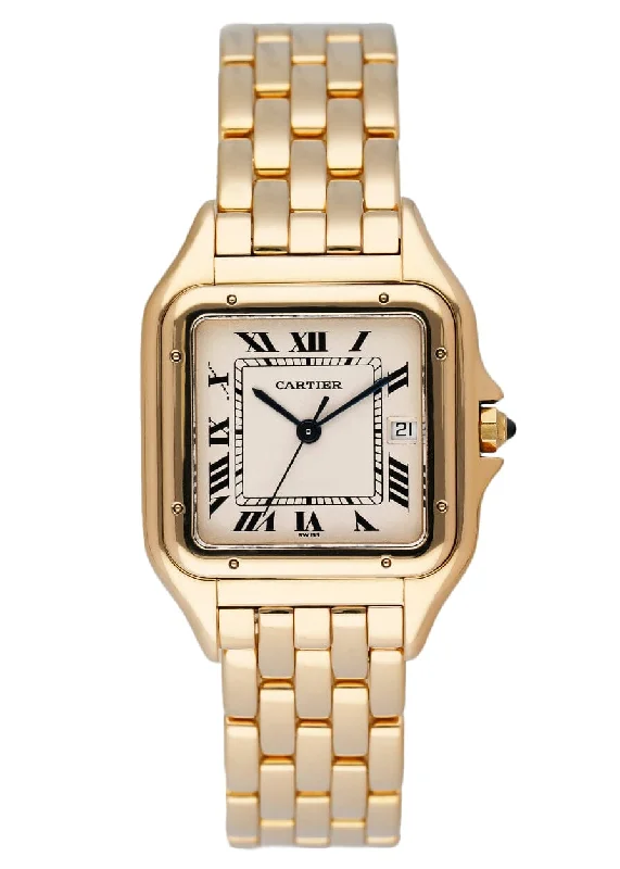 Cartier Panthere 887968 18K Yellow Gold Mens Watch Box Papers-Cartier Santos de Cartier 42mm Watch