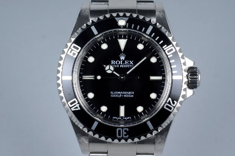 2006 Rolex Submariner 14060M with Box and Papers-Rolex Oyster Perpetual 36mm Blue Dial Watch