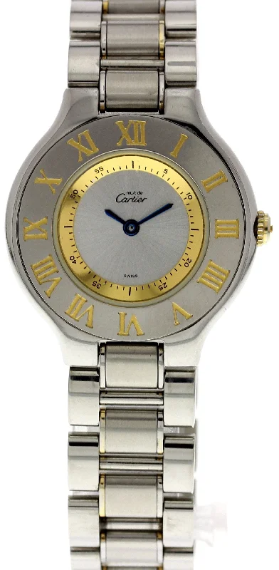 Must de Cartier 21 1330 Stainless Steel-Cartier Tank de Cartier Watch