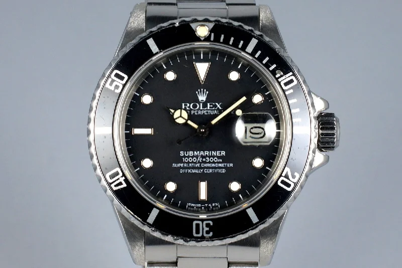 1986 Rolex Submariner 16800 with Box and RSC Papers-Rolex Day-Date 40mm Rose Gold Watch