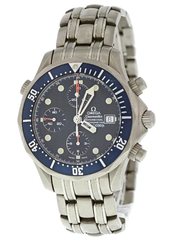 Omega Seamaster 2298.80.00 Titan Chronograph Titanium Men's Watch-Omega Constellation 36mm Watch