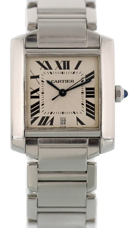 Cartier Tank Francaise 2302 Automatic Watch-Cartier Love Necklace with Rose Gold