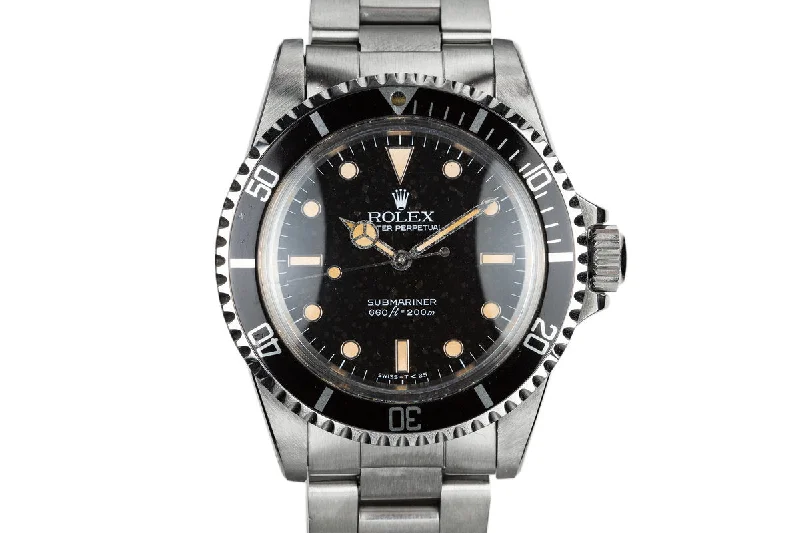 1985 Rolex Submariner 5513 Glossy Dial with Spider Cracking Patina-Rolex President Day-Date 40mm Watch