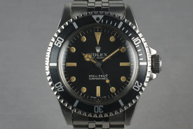 1968 Rolex Submariner 5513 Meters First-Rolex Day-Date 40mm Yellow Gold President Watch