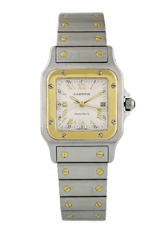 Cartier Santos Galbee 2319 Automatic Two Tone Watch-Cartier Cartier Watches for Women