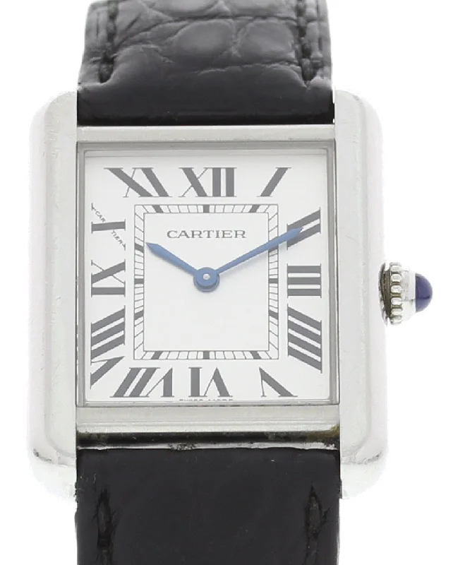 Ladies Cartier Tank Solo Stainless Steel 2716-Cartier Trinity Rose Gold Ring