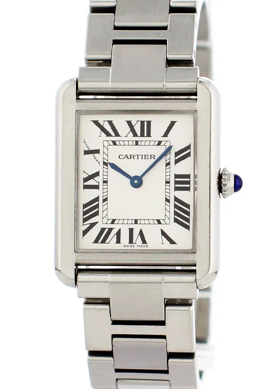 Cartier Tank Solo Stainless Steel 3170 Ladies Watch-Cartier Love Ring for Women