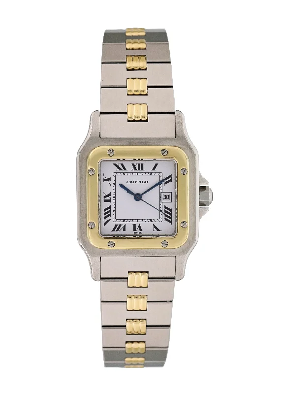 Cartier Santos Automatic 18K Yellow Gold & Stainless Steel-Cartier Love Diamond Necklace