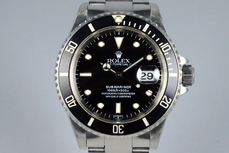 1999 Rolex Submariner 16610 with Box and Papers-Rolex Submariner 116610LN Watch