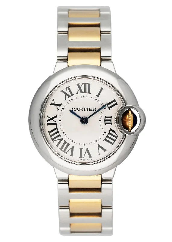 Cartier Ballon Bleu W69007Z3 Two-Tone Yellow Gold Ladies Watch-Cartier Santos de Cartier Chronograph Watch