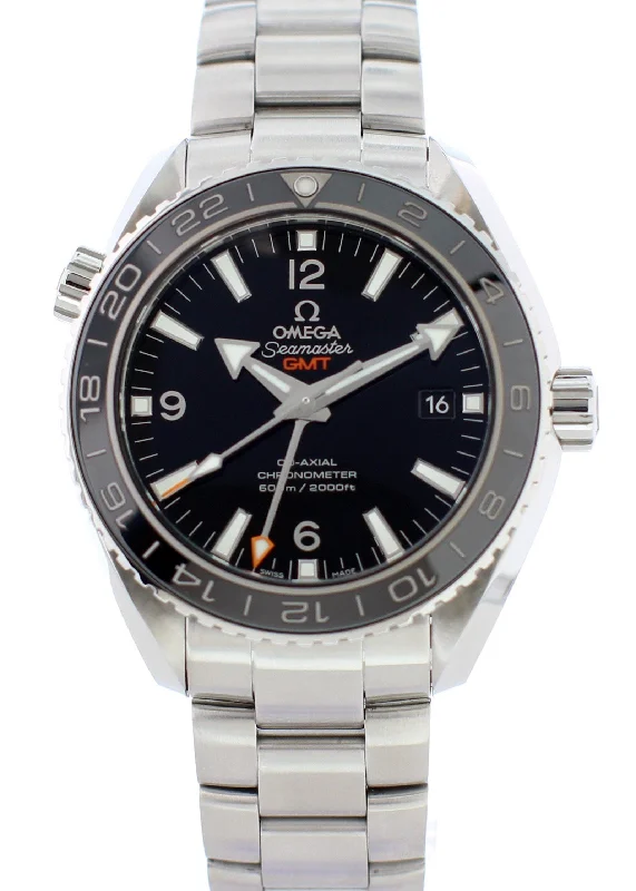 Omega Seamaster Planet Ocean 232.30.44.22.01.001 Co-Axial Gmt With Papers-Omega Seamaster Planet Ocean 39mm Watch