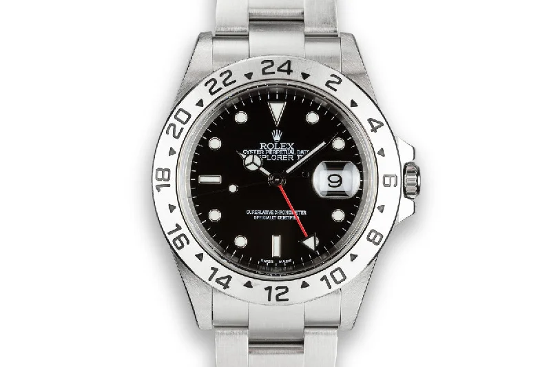 2002 Rolex Explorer II 16570 Black Dial with Box and Papers sold at Serpico Y Laino-Rolex Submariner 116618LN Watch