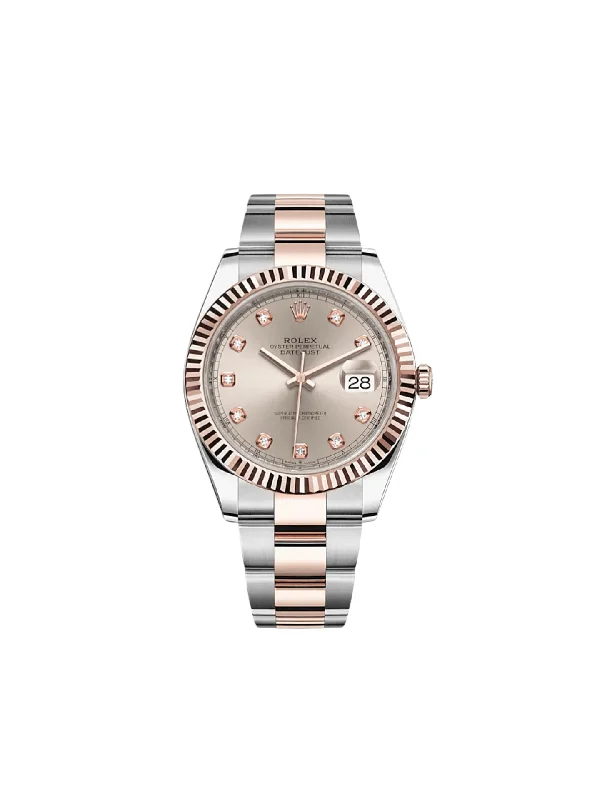 Rolex Datejust 126331 Rose Gold Stainless Steel Sundust Diamond Dial (2022)-Rolex Sea-Dweller 4000m Watch