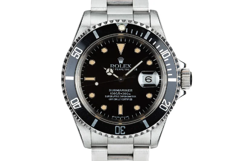 1991 Rolex Submariner 16610-Rolex Explorer 40mm Stainless Steel Watch