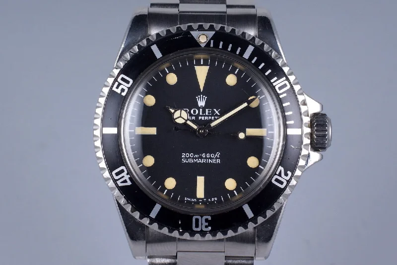 1967 Rolex Submariner 5513 Meters First-Rolex Submariner 116610LN Black Dial Watch