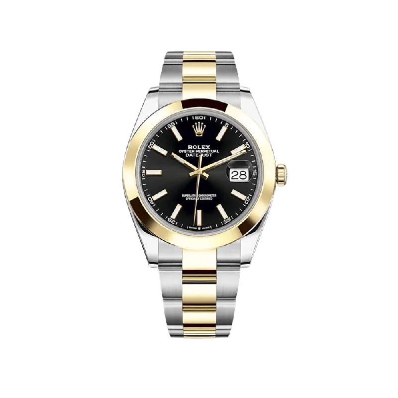 Rolex Datejust 126303 Stainless Steel Yellow Gold Black Dial-Rolex Submariner Ceramic Watch