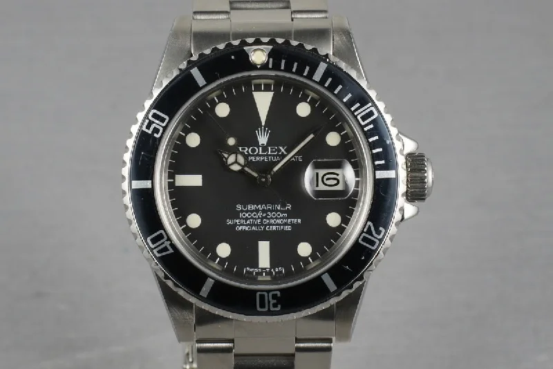 Rolex Submariner 16800 Matte Dial-Rolex Submariner 116619LB Blue Dial Watch