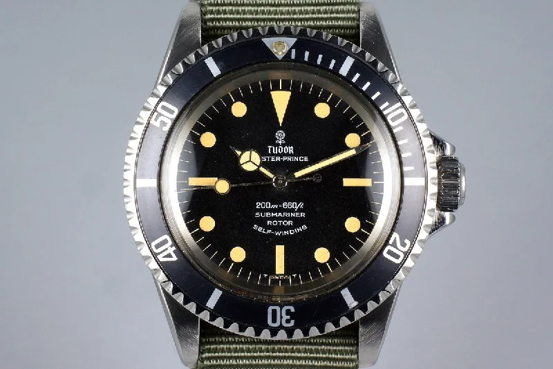 1967 Tudor Submariner 7928-Rolex Submariner Black Dial Watch