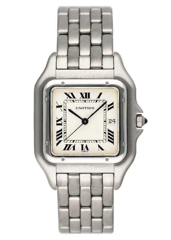 Cartier Panthere Jumbo 1300 Stainless Steel Mens Watch-Cartier Panthère Watch Women’s