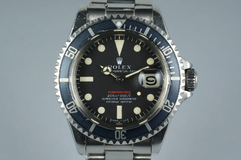 1969 Rolex Red Submariner 1680 Mark II Meters First Dial-Rolex Day-Date Platinum Watch