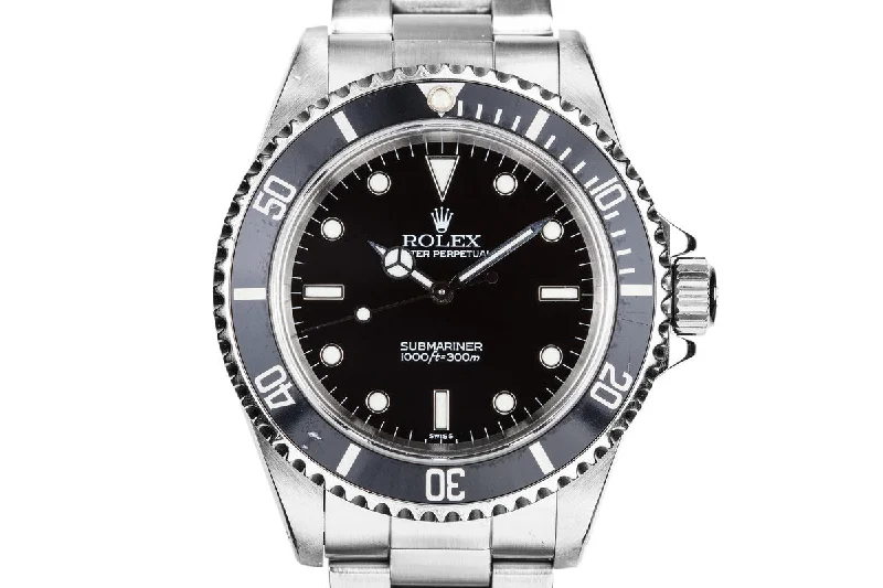 1998 Rolex Submariner 14060 with "SWISS" Only Dial-Rolex Explorer Men’s Watch