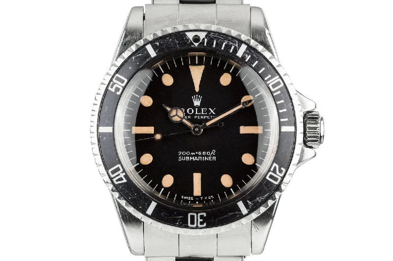 1968 Rolex Submariner 5513 with Meters First Dial-Rolex Explorer 39mm Watch Sale