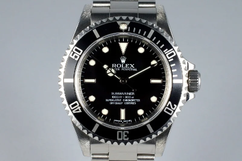 2011 Rolex Submariner 14060M 4 Line Dial with Box and Papers-Rolex Datejust 41mm Diamond Dial Watch