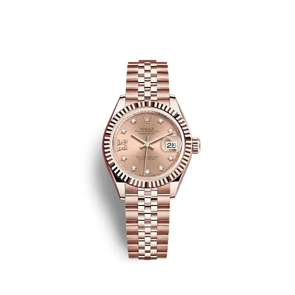 Rolex Lady Datejust 28mm - Ref: 279175-0030 - Rose Dial, 18K Rose Gold Jubilee Bracelet Women's Watch-Rolex Milgauss 116400GV Watch