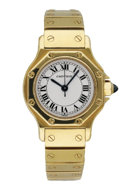 Cartier Santos 18k Yellow Gold Ladies Watch-Cartier Tank Francaise Large Watch