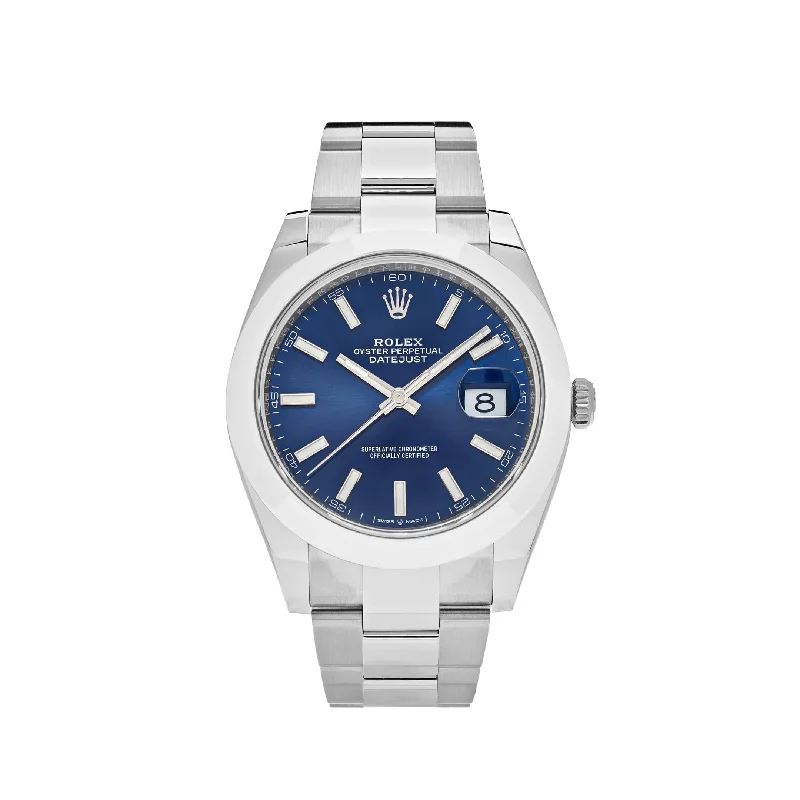 Rolex Datejust 126300 Stainless Steel Blue Dial Oyster-Rolex Submariner 114060 Watch