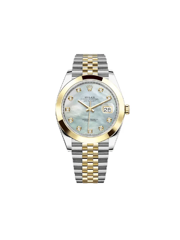 Rolex Datejust 126303 Stainless Steel Yellow Gold Mother of Pearl Diamond Dial Jubilee-Rolex Datejust 31mm Watch