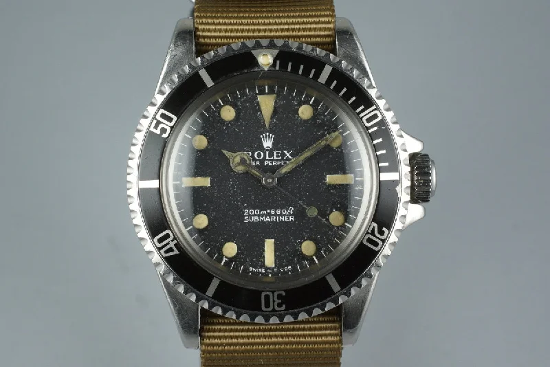 1967 Rolex Submariner 5513 Meters First-Rolex Submariner 114060 Watch