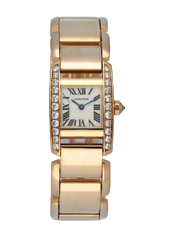 Cartier Tankissime 2801 18k Rose Gold Quartz Ladies Watch-Cartier Santos de Cartier Chronograph Watch