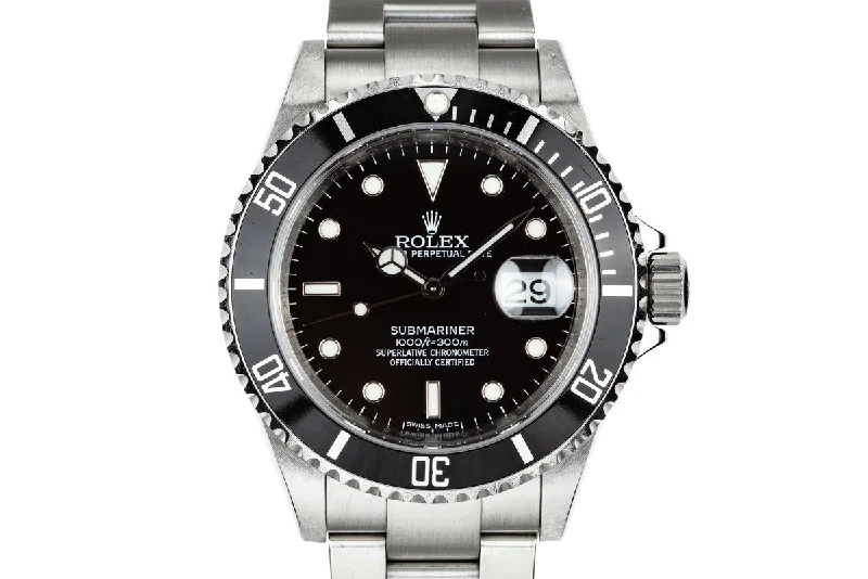 2009 Rolex Submariner 16610 "V serial"-Rolex Cosmograph Daytona 116520 Steel Watch