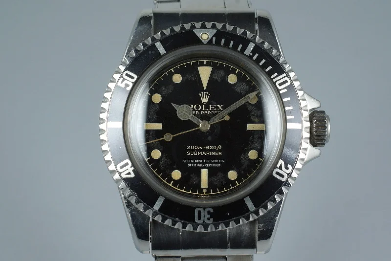 1961 Rolex Submariner 5512 PCG Gilt 4 Line Chapter Ring Dial-Rolex Submariner Ceramic Bezel Watch